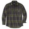 Carhartt 105947 Loose Fit Heavyweight Flannel Shirt-Shadow_Black